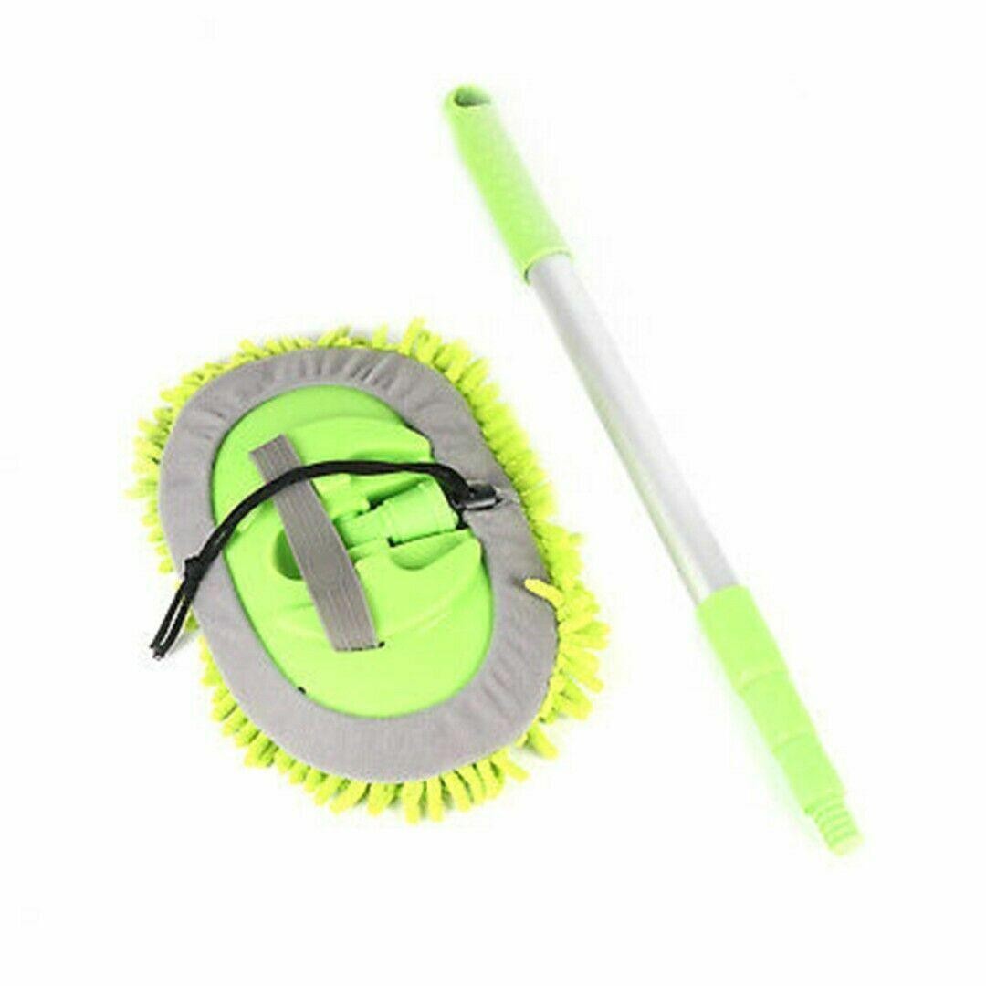 Microfiber Car Wash Brush Cleaning Mop Auto Truck 40″ Long Handle Extension US