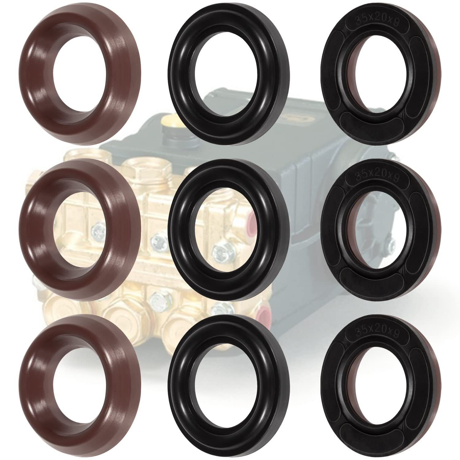 General Pump Kit 69 PACKING KIT 20mm Repair Kit for GP K69 Interpump Pressure