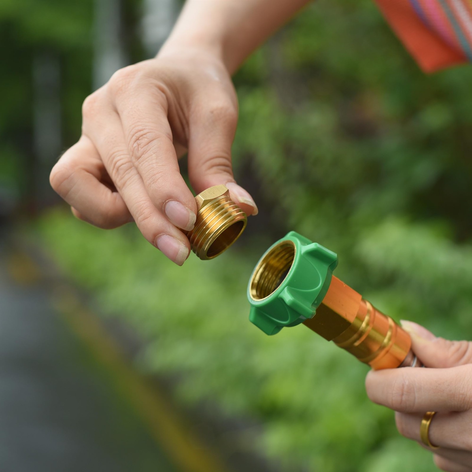 ZKZX Brass 3/4″” GHT Garden Hose End Cap,3/4″” 2 Male,