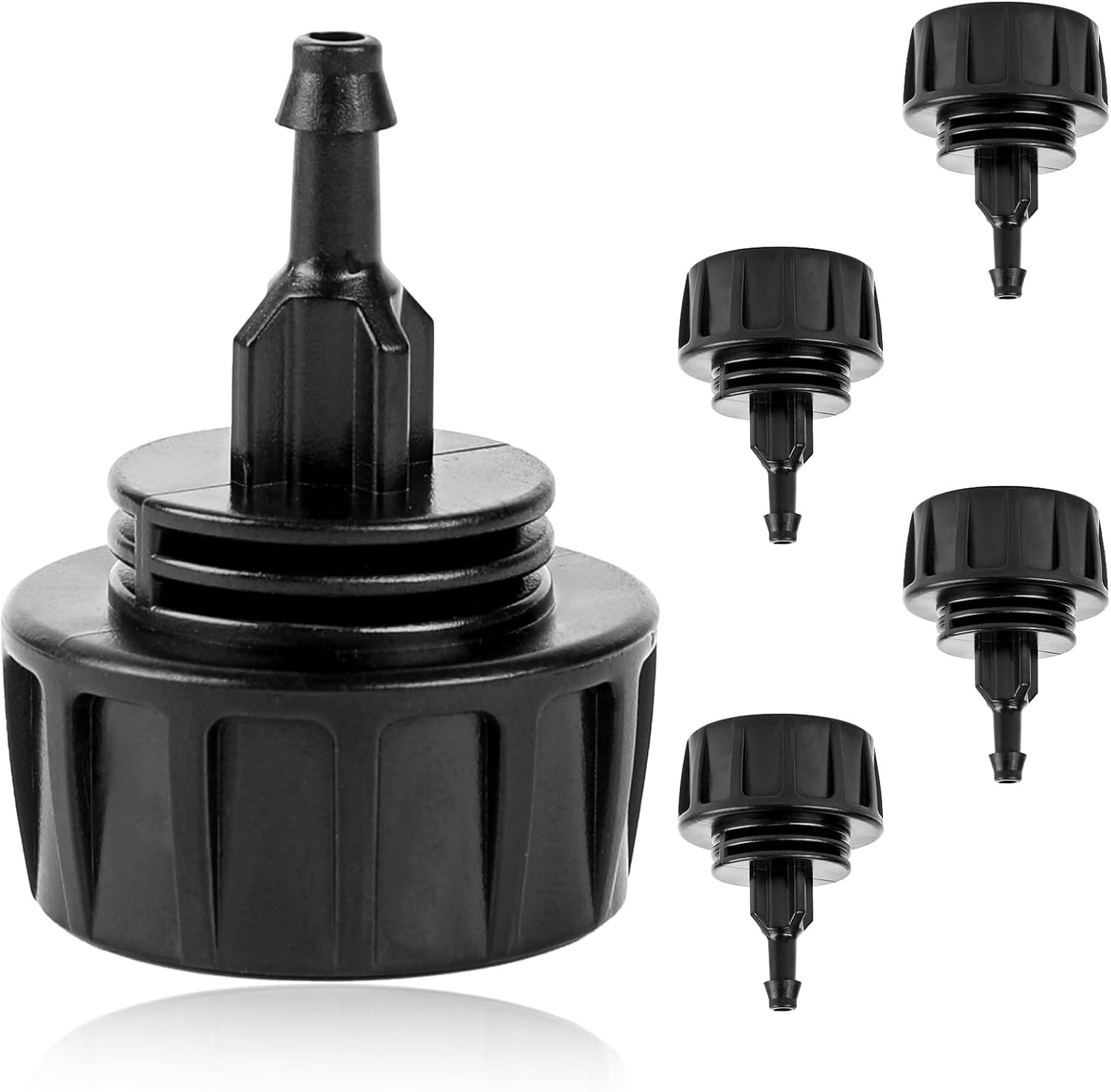 5 Pack 1/4 Inch Drip Irrigation Tubing to Faucet/Garden Hose Adapter