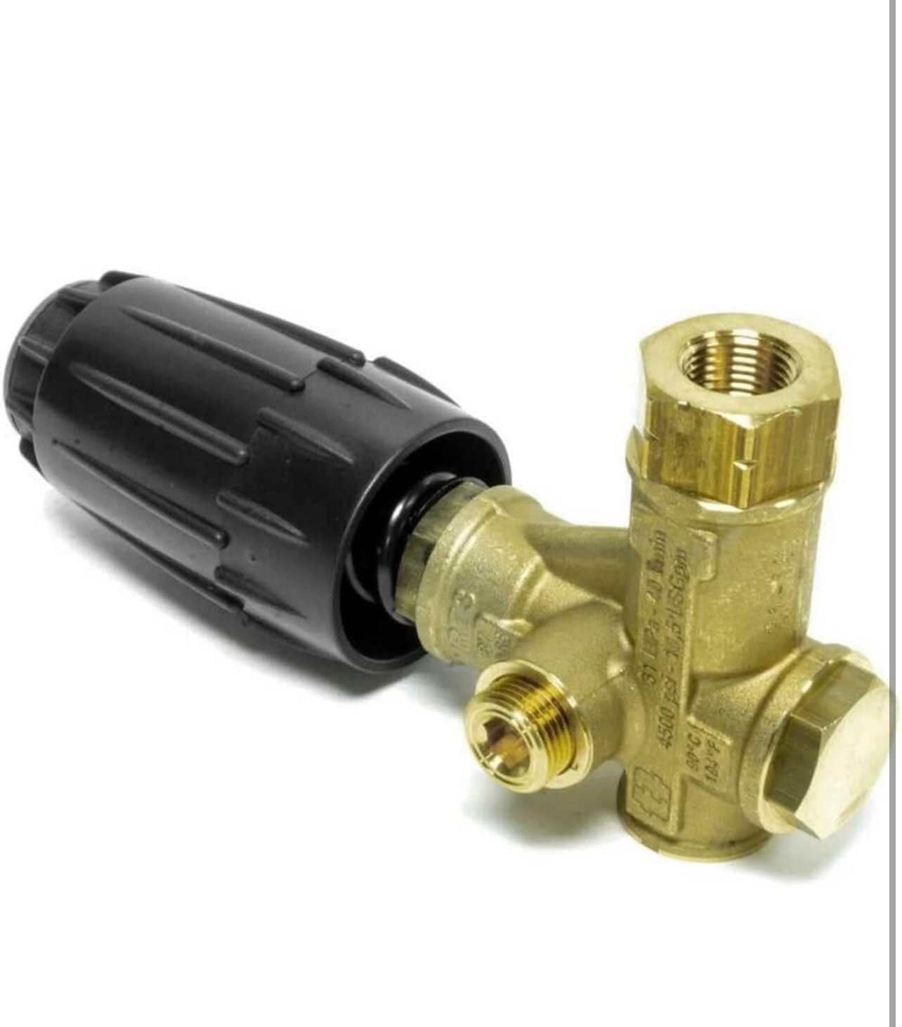 B E Pressure AL607EZ VRT3 Unloader with Easy Start Inlet : 3/8″ MNPT