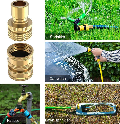 Twinkle Star Heavy Duty 3/4 Garden Hose Quick