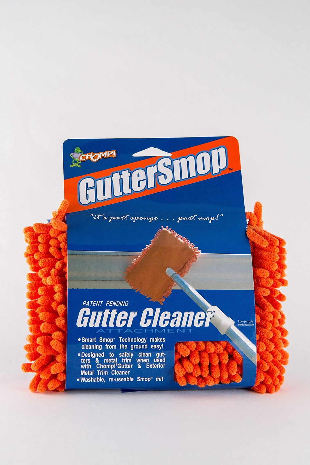 Chomp! Microfiber Gutter Cleaner Tool: Ultimate Orange