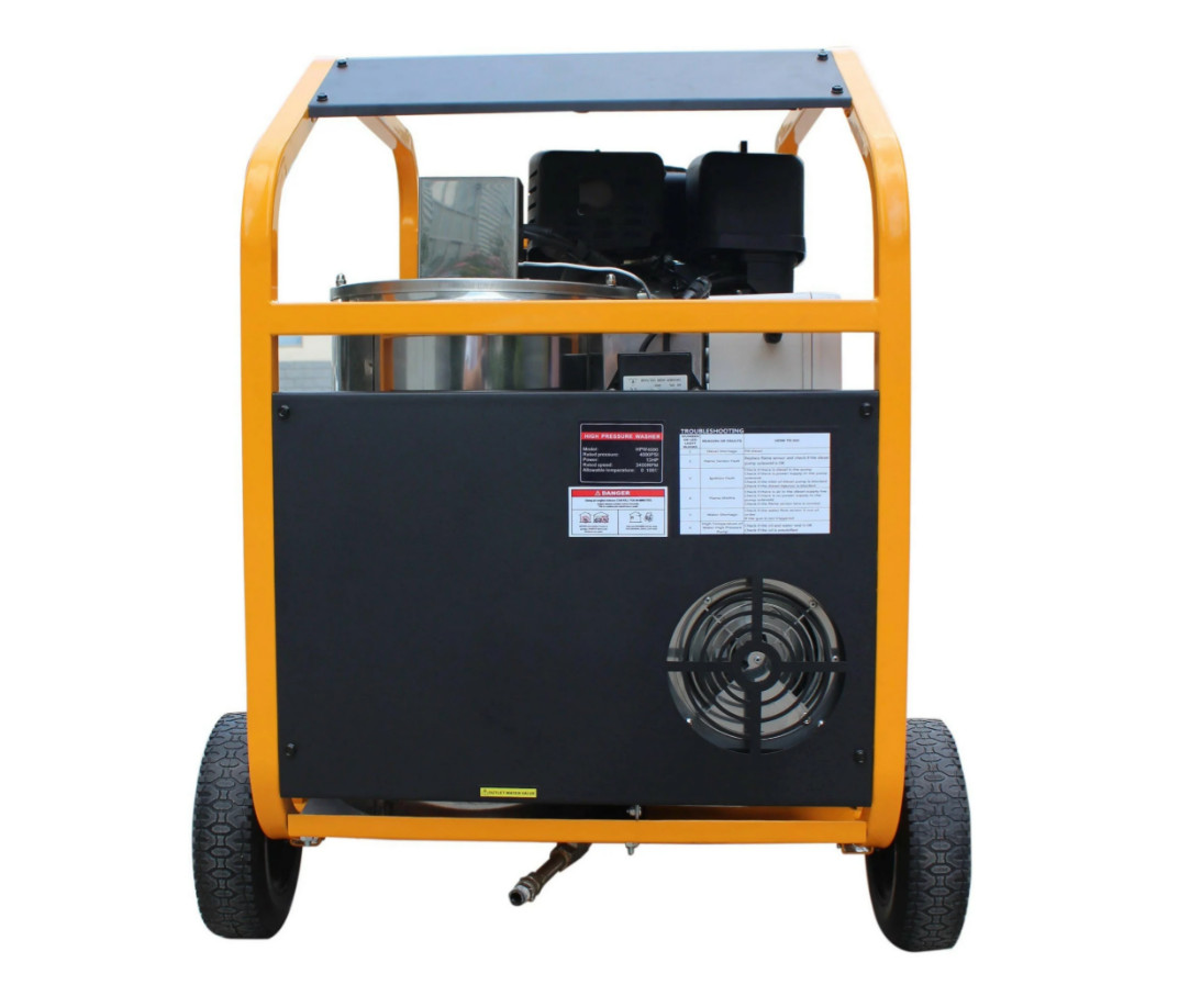 Agrotk 4000PSI Hot Water High Pressure Washer Machine 4 GPM 13HP Diesel Burner