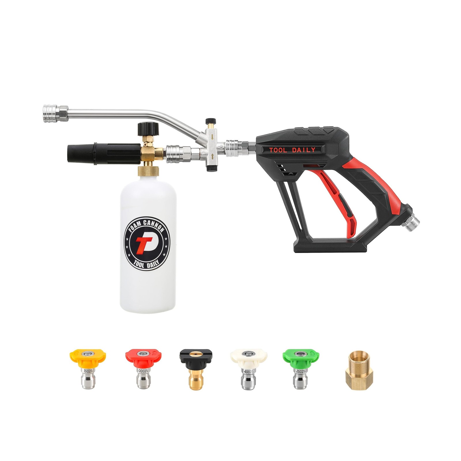 Tool Daily Short Pressure Washer Gun with Foam Cannon, Dual Con… USA Fast Ship