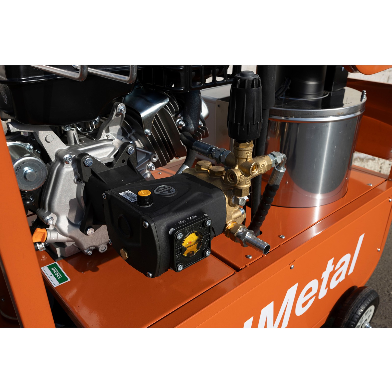 Commercial Hot Water Pressure Washer 4000 PSI 4.0 GPM 420cc Gas Electric Start
