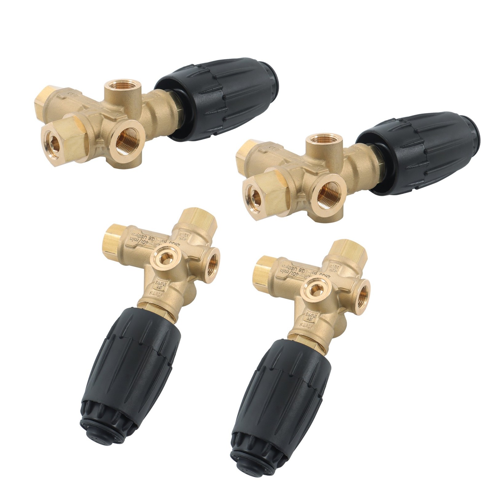 4 Pcs AR VRT3-310 Unloader Valve Washer Pump 4350PSI 8GPM 3/8″ FNPT – Heavy Duty