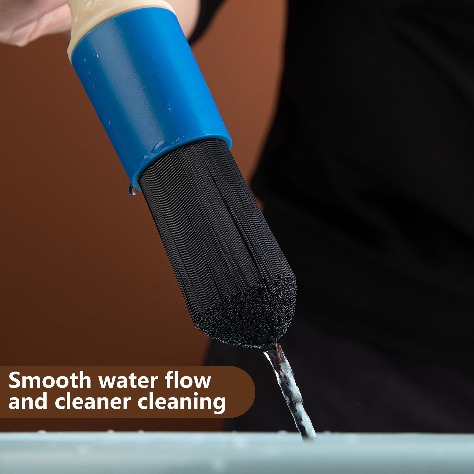 moonoom Parts Washer Brush with Hose- Wear Resistant Cleaning 1 Pc
