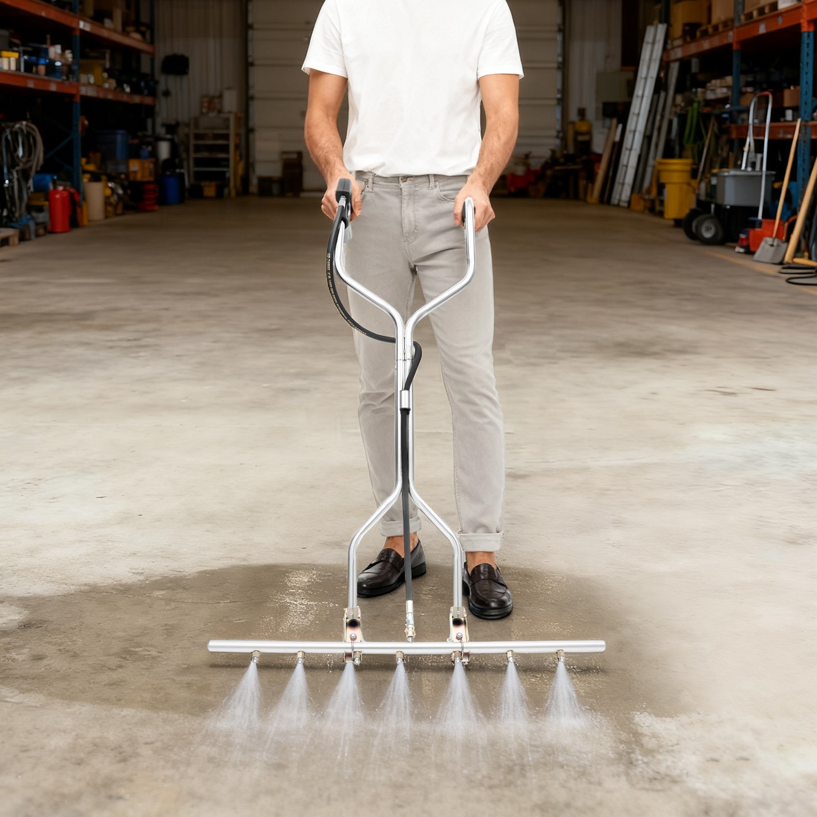 39″ Pressure Washer Water Broom 7 Nozzle 5000 PSI Commercial Grade Surface Clean
