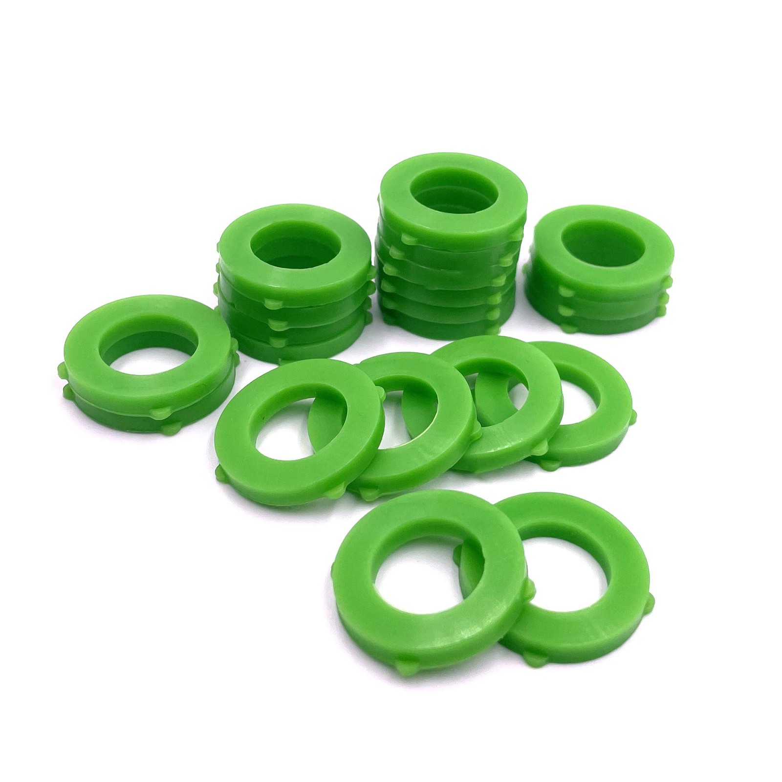 YANWOO 20pcs Green Leak Preventing Silicone Washer Gasket for Standard 3/4″ Gard