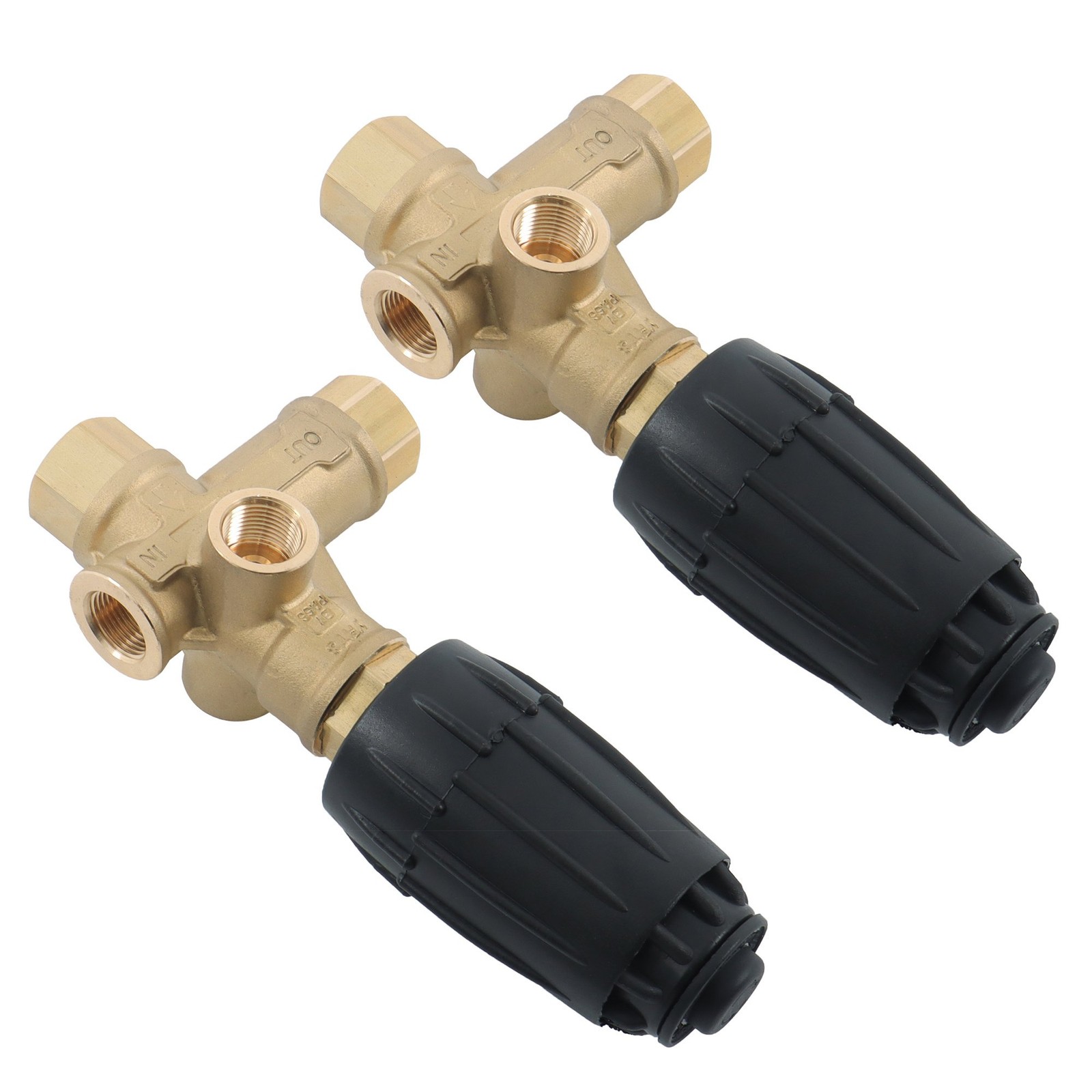 2 Pack AR VRT3-310 Unloader Valve Washer Pump 4350PSI 8GPM 3/8″ FNPT Heavy Duty
