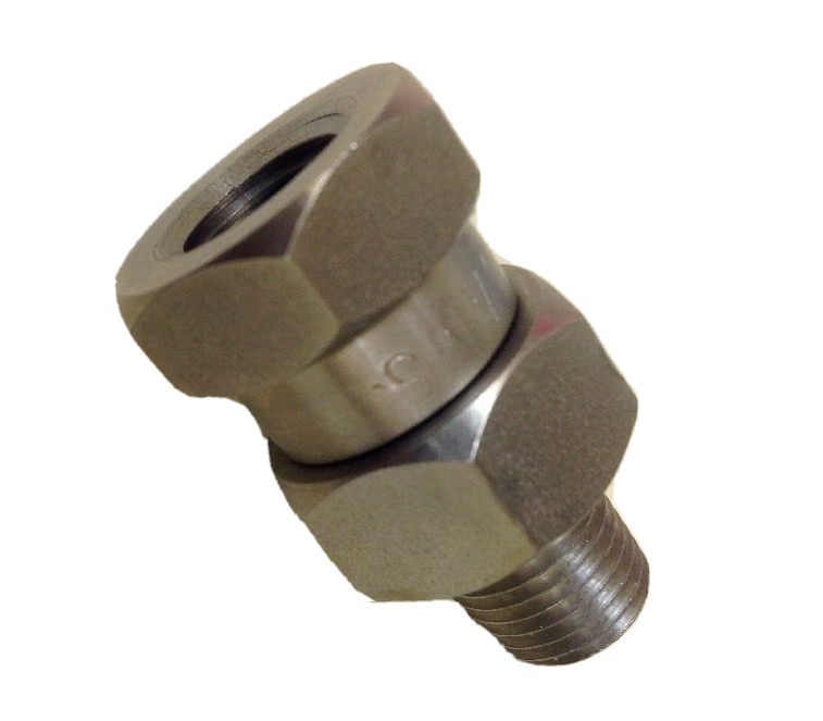 Pressure Washer Swivel 1/4 MPT x 1/4 FPT Stainless Steel 5000PSI JE Adams