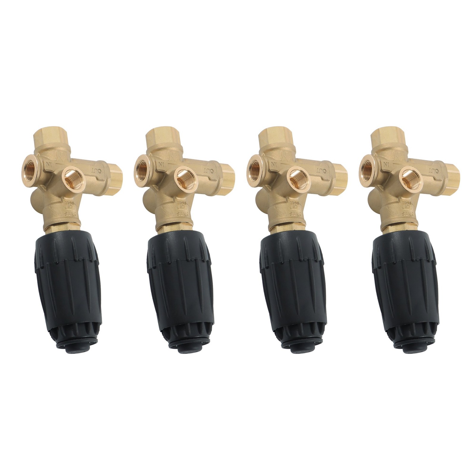 4 Pack AR VRT3-310 Pressure Washer Pump 4350 PSI 8GPM 3/8″ FNPT Unloader Valve