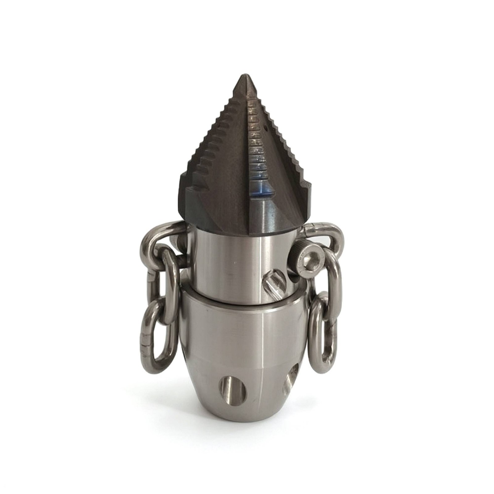 Rotating Sewer Jet Compact Cleaning Tip Steel for Plumbers