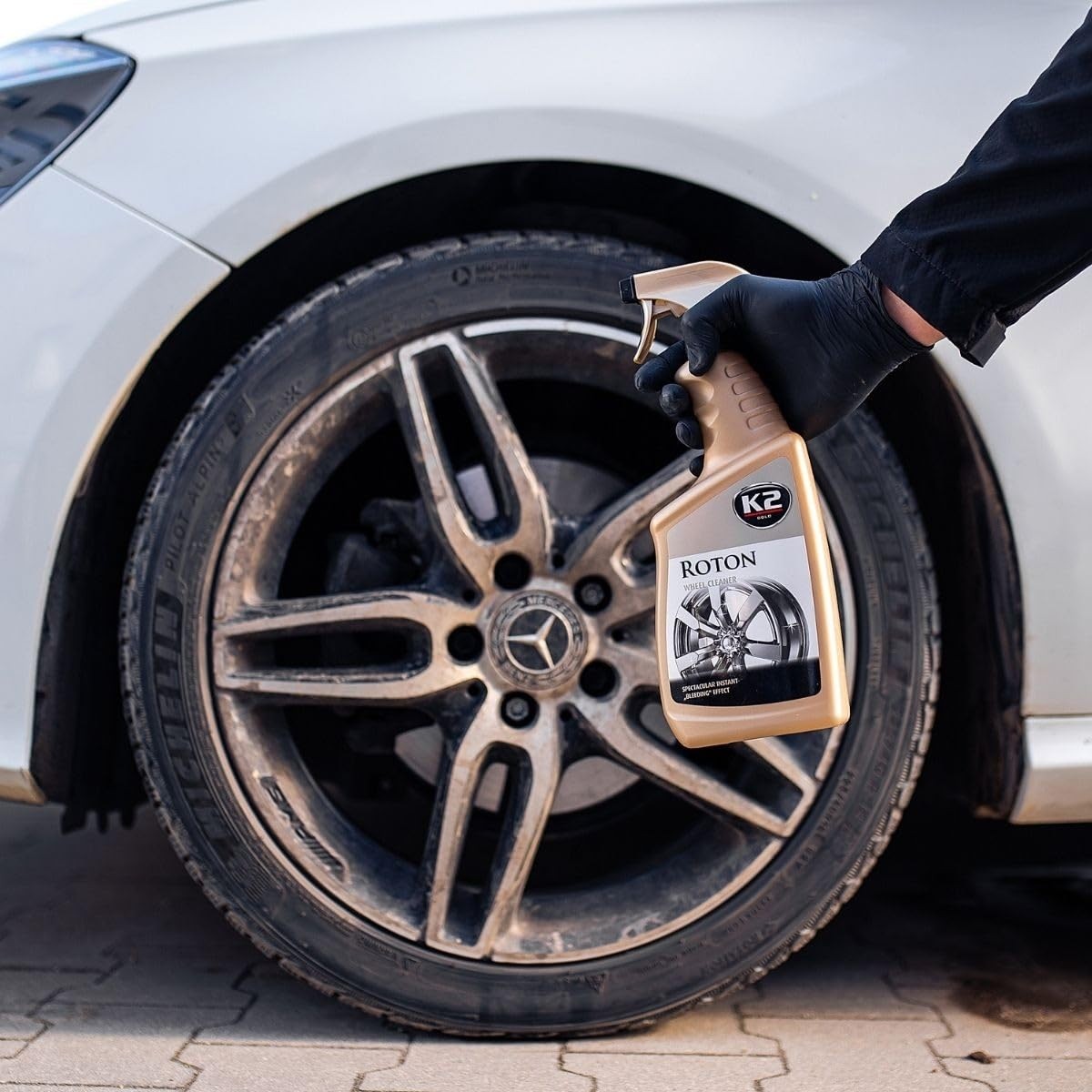 Wheel Cleaner Special Highly Effective, with Colour Indicator, Steel, Aluminium, Chrome, and…