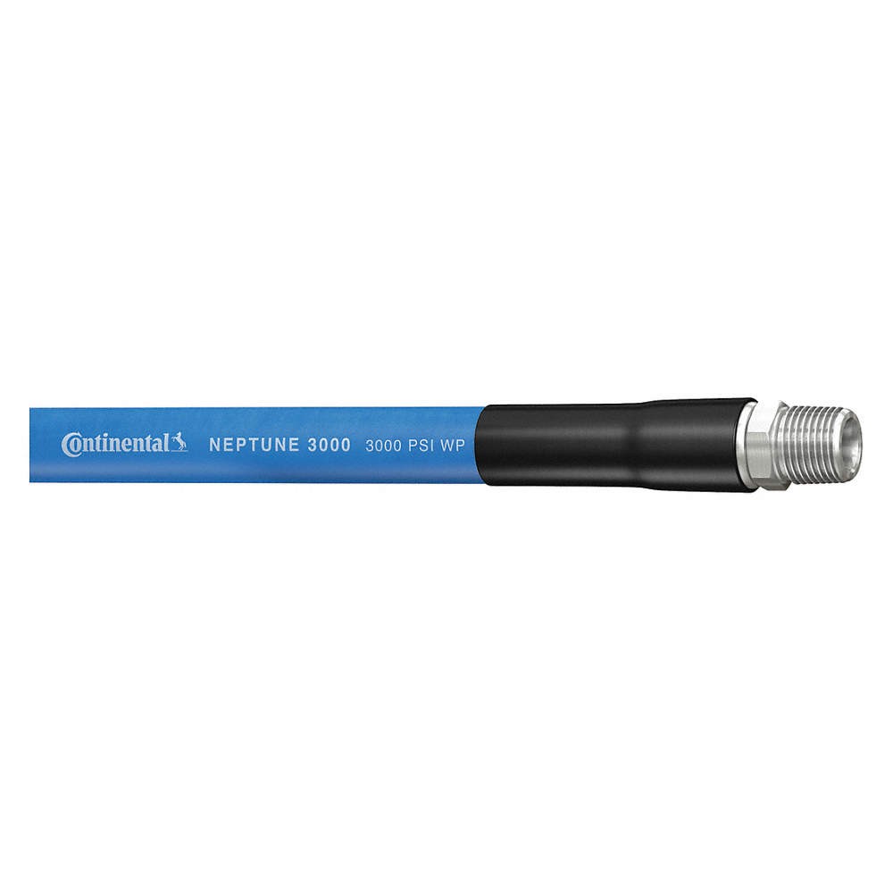 CONTINENTAL 20031720 Pressure Washer Hose,1/2″ ID x 100 ft. 55CN93