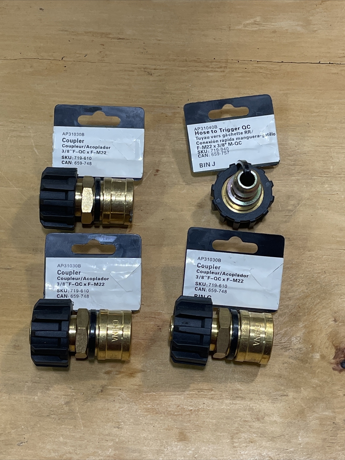 3- 3/8″ Coupler Female Quick Connect M22 Pressure Washer 4500 Max PSI + Hose End