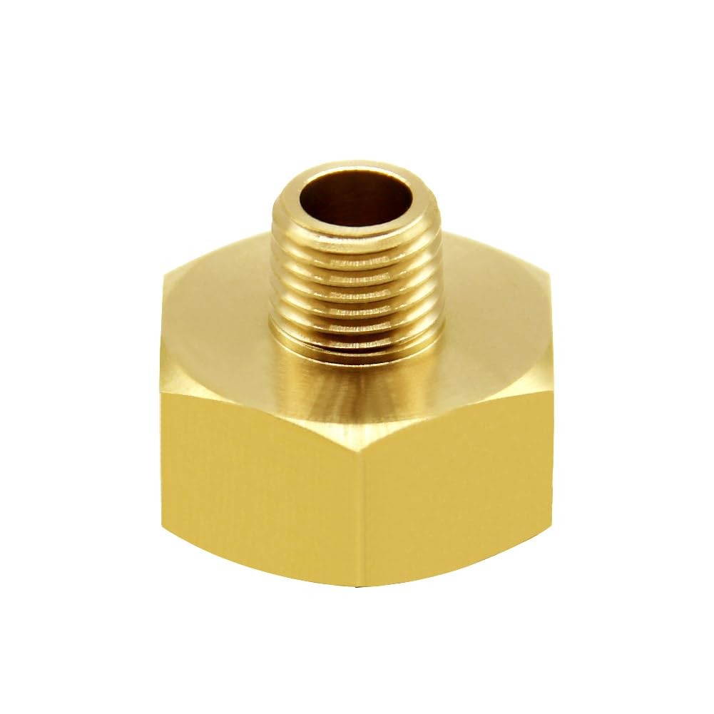 Hooshing 2PCS Garden Hose Adapter 1/4″ NPT 3/4″ GHT Female x Male