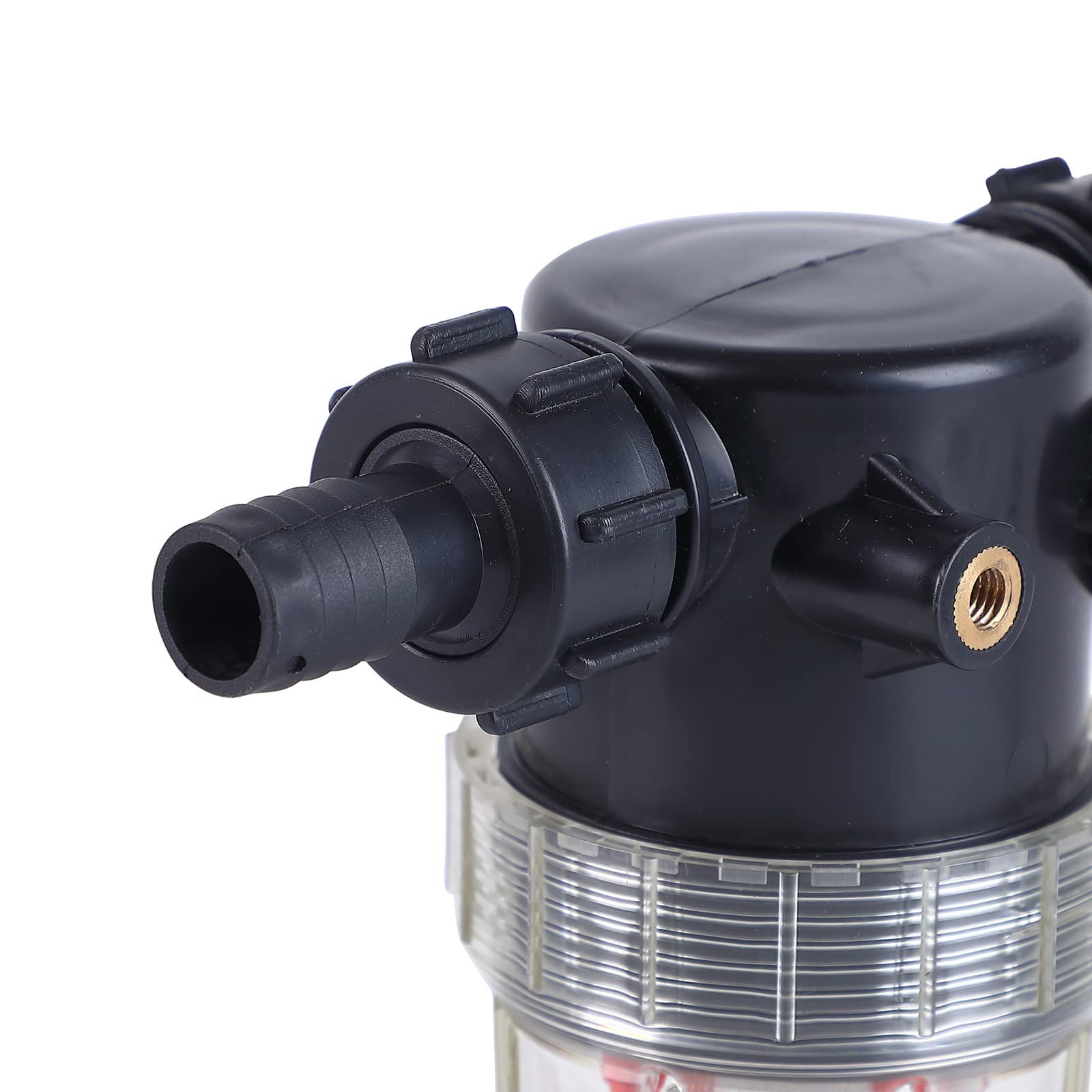 Aimela 3/4”1/2”hose barb filter, sedimentation filter Transparent
