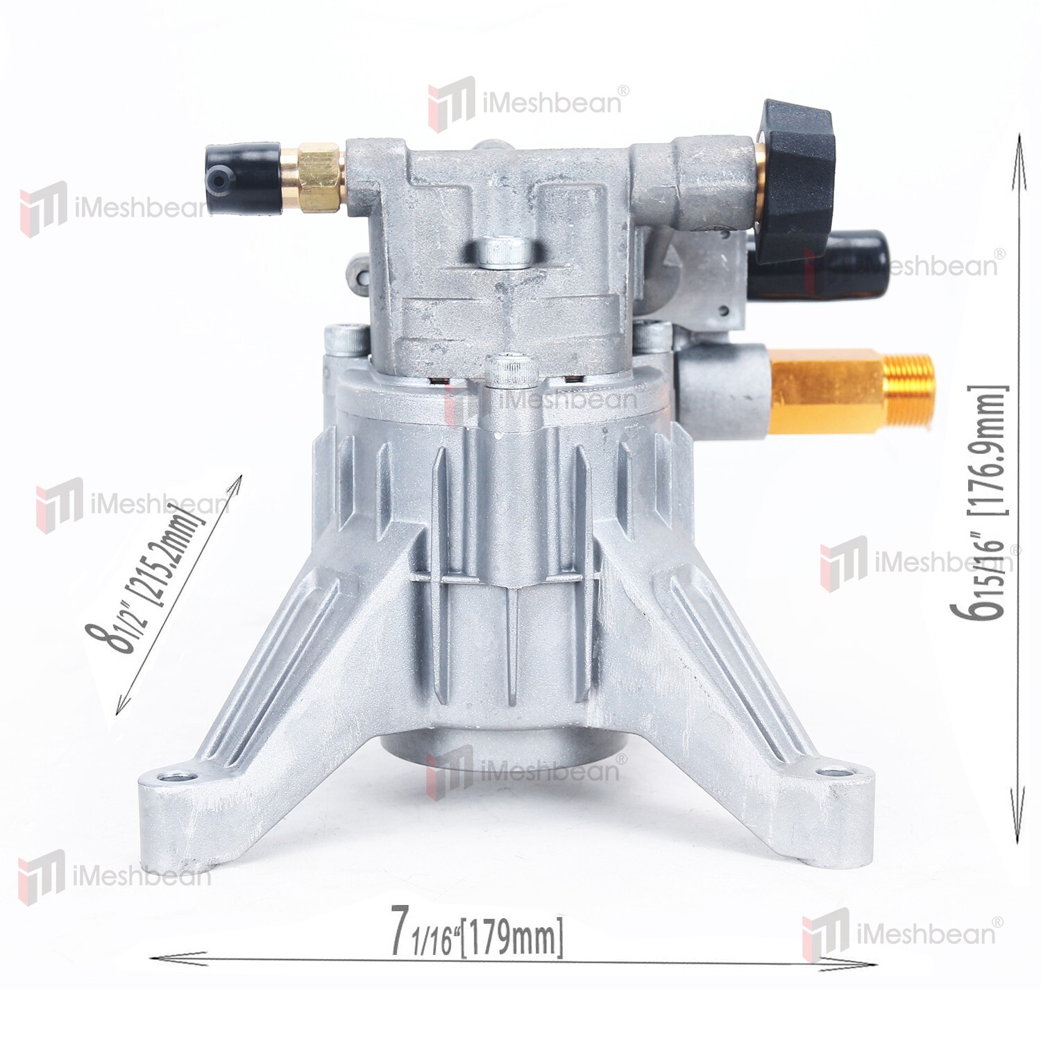 1/4″ Snow Foam Pressure Washer Gun Car Wash Soap Lance Cannon Spray Jet Bottle