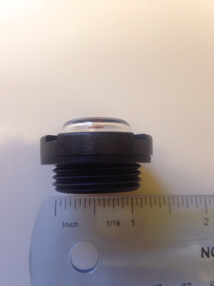 Cat Pump Pressure Washer 92241 – Oil Level Sight Glass W/Gasket Bubble Style