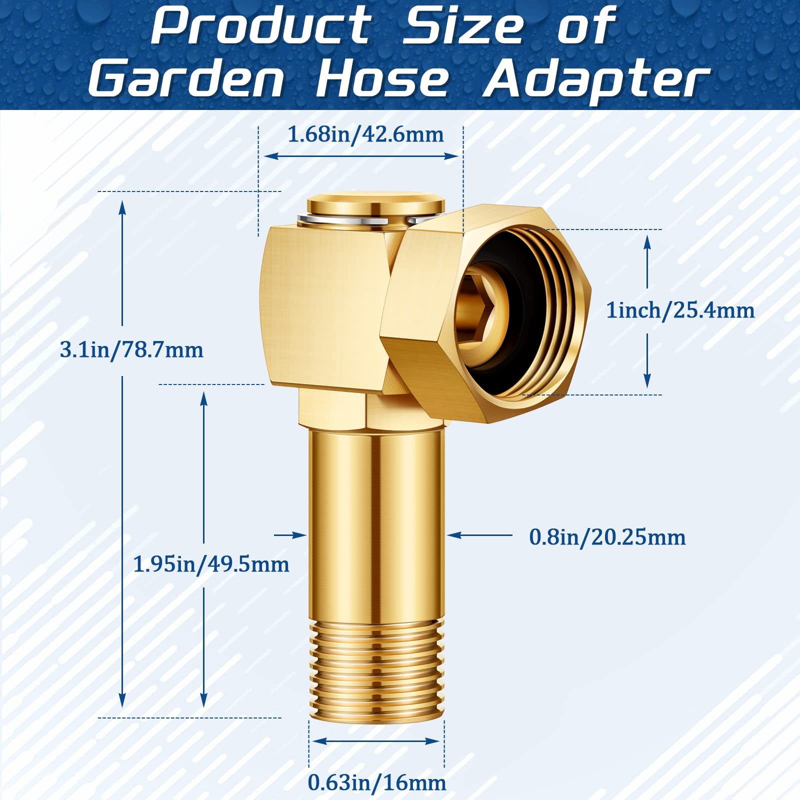 Amylove 2 Pieces Hose Reel Swivel Fittings Garden Replacement…