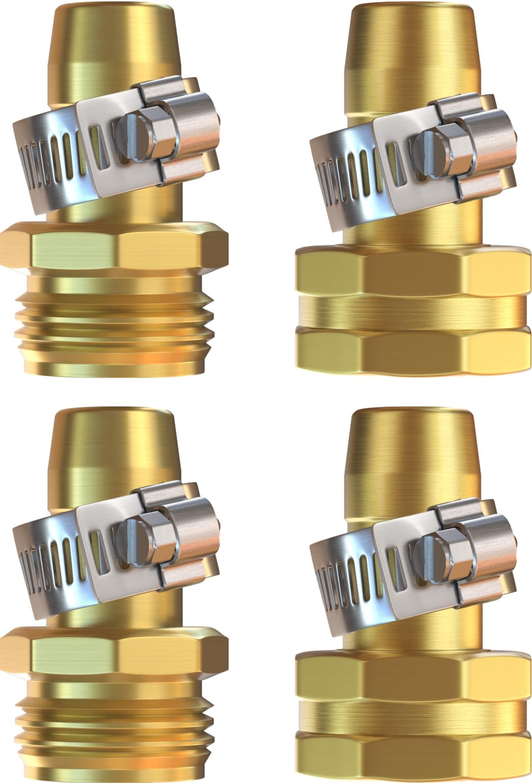 DBR Tech® Garden Hose Repair Kit 5/8” & 3/4″ | Heavy Duty Leak-Proof