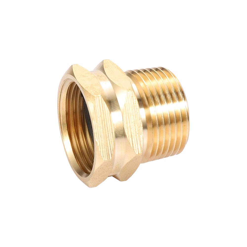 Garden Hose Adapter,3/4″GHT Female x 3/4″ NPT Male 3/4NPT, Brass