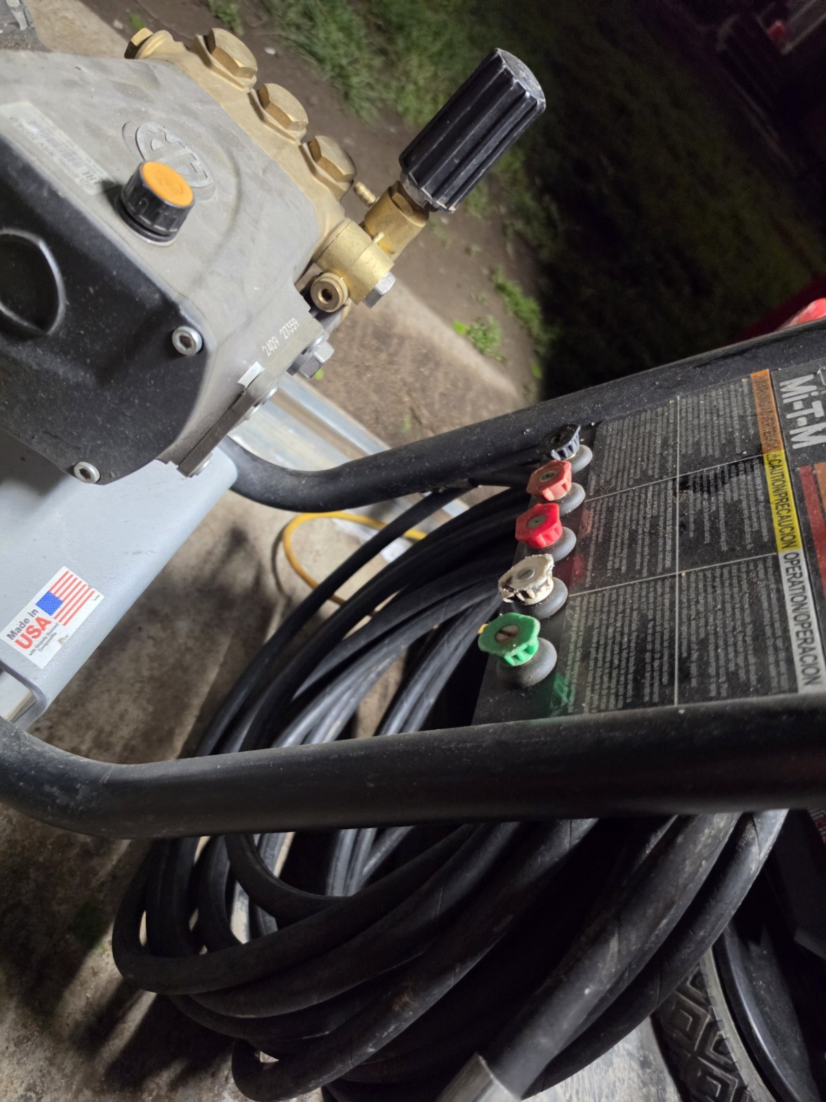 Mi-T-M 3500 PSI Portable Cold Water Gas Powered Pressure Washer