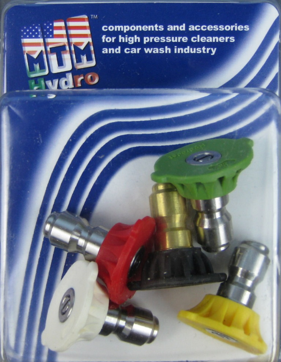 MTM Hydro 17.0192 QC Hydrojet SS 5.5 Power Washer Tips 5 pack