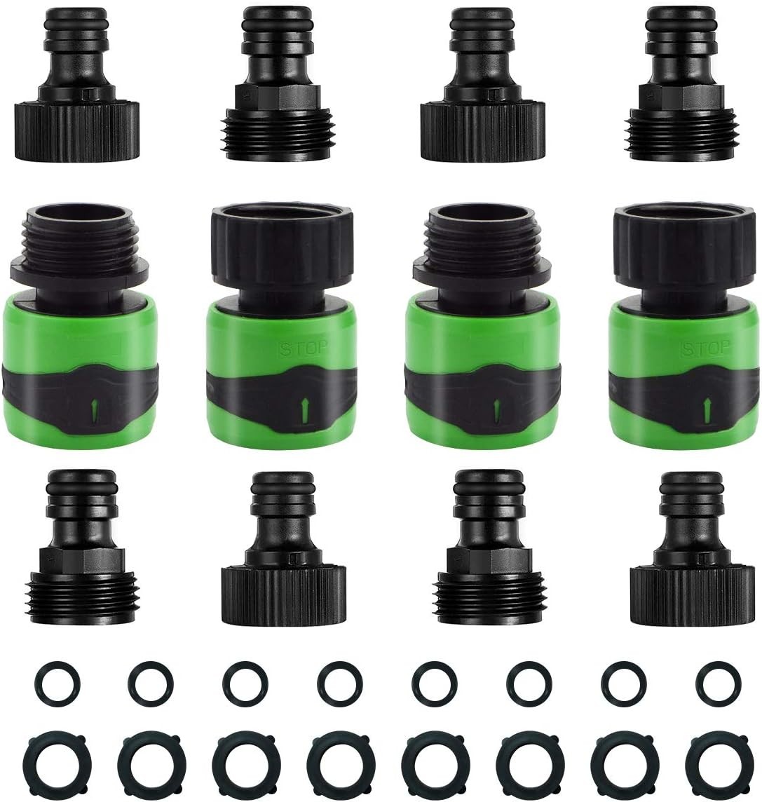 Garden Hose Quick Connect Male and Female- Quick Link and Disconnect-