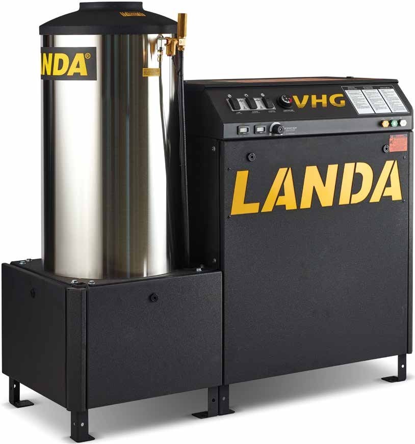 Landa VHG4-3000C Hot Water Pressure Washer Natural Gas Heated #1.109-543.0