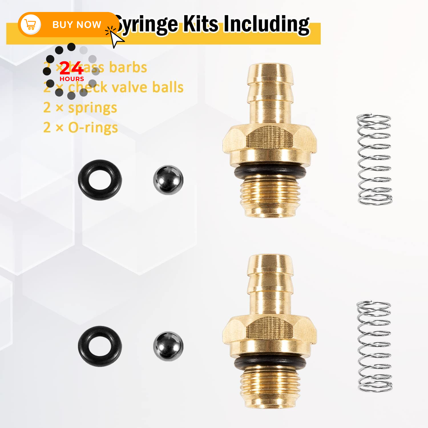 USSKYBOY Pressure Washer Chemical Soap Injector Kit for Briggs and gold