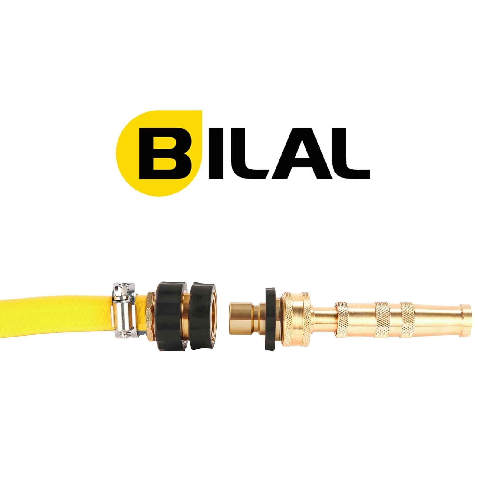 BILAL 6 Set Quick Connect Hose Fittings for Garden 3/4 Inch, 6