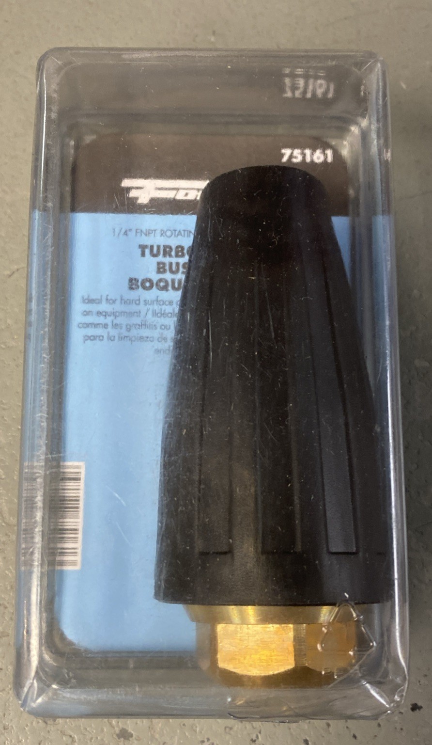FORNEY 75161 1/4″ FNPT ROTATING TURBO NOZZLE 4.5 ORFICE 5100 PSI