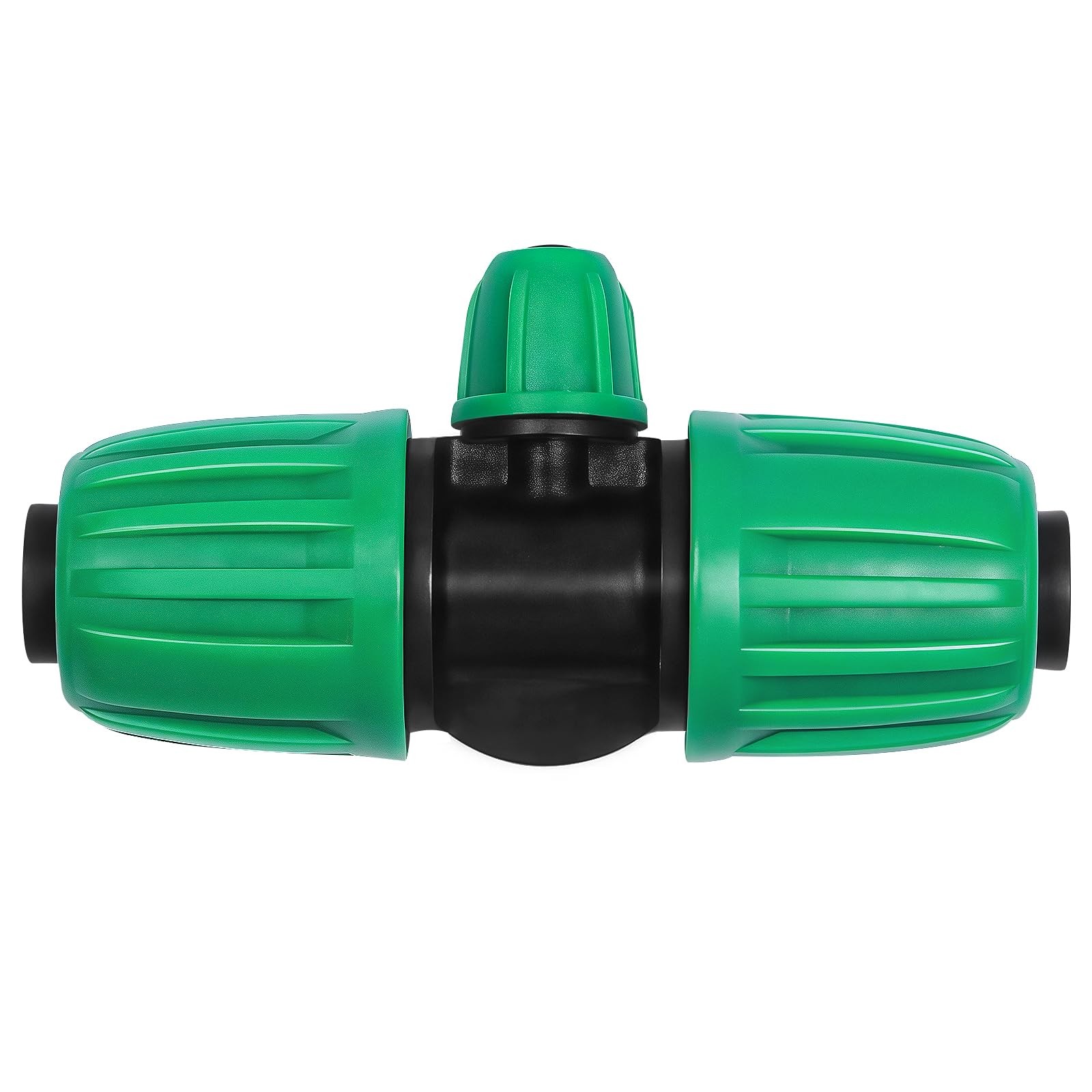WZFLRUA 10 Pack 1/2 Inch To to 1/4 Inch, Green 1/2to1/4-3 Way 2Nut