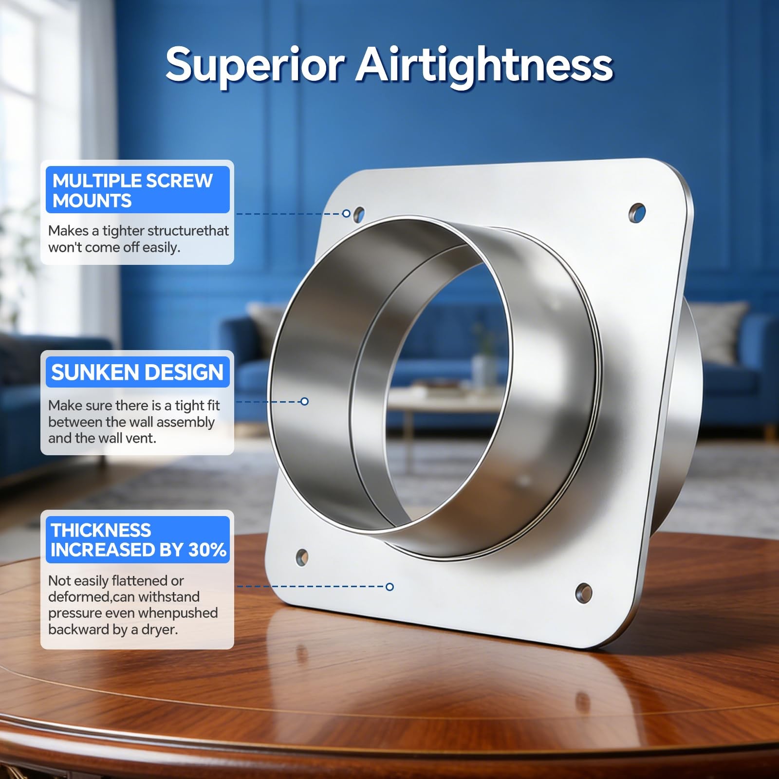 DV180 Magnetic Dryer Vent Connector, Airtight Seal, Quick Connect, Easy to…