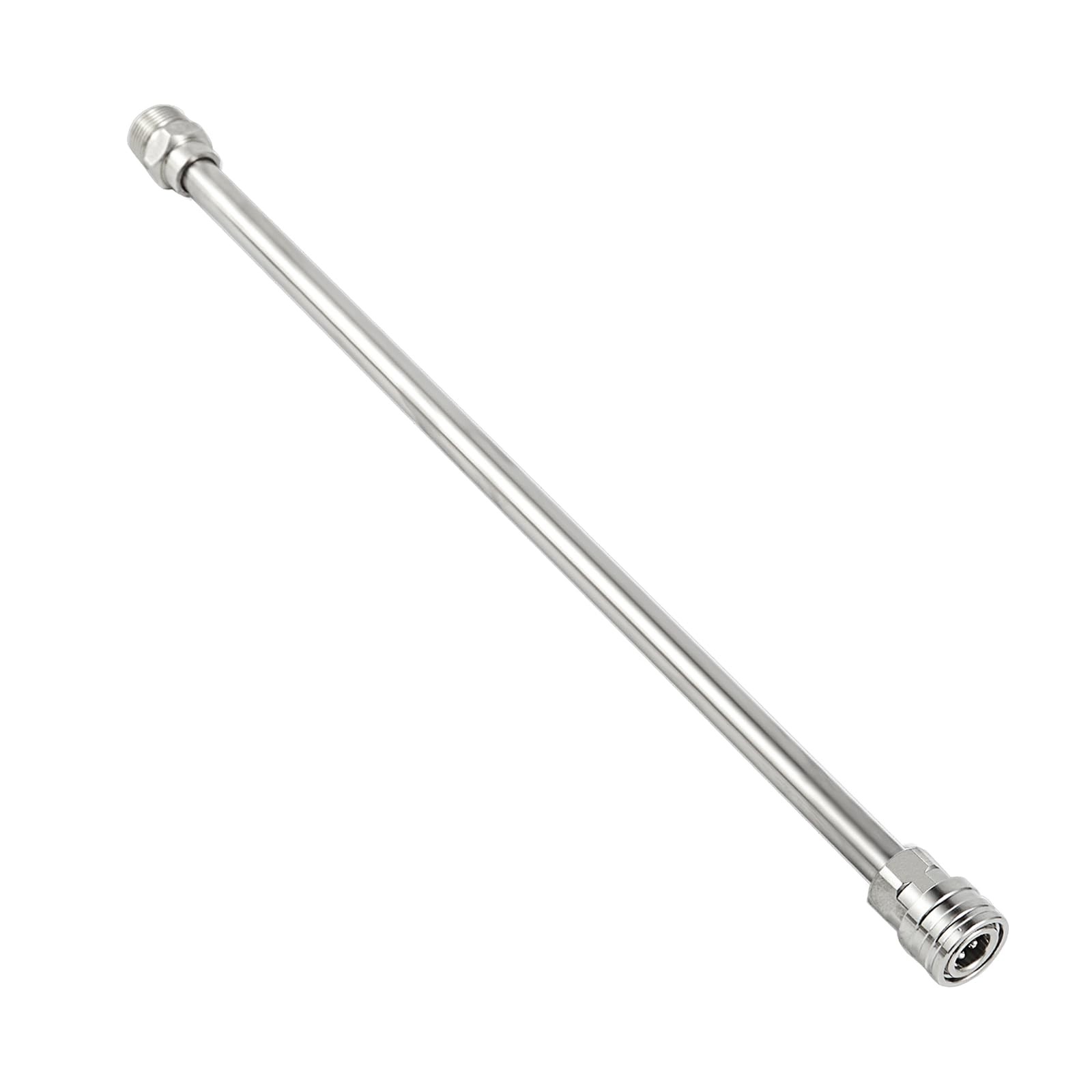 Raincovo Pressure Washer Extension Wand, Stainless Steel 17 Inch, Silvery
