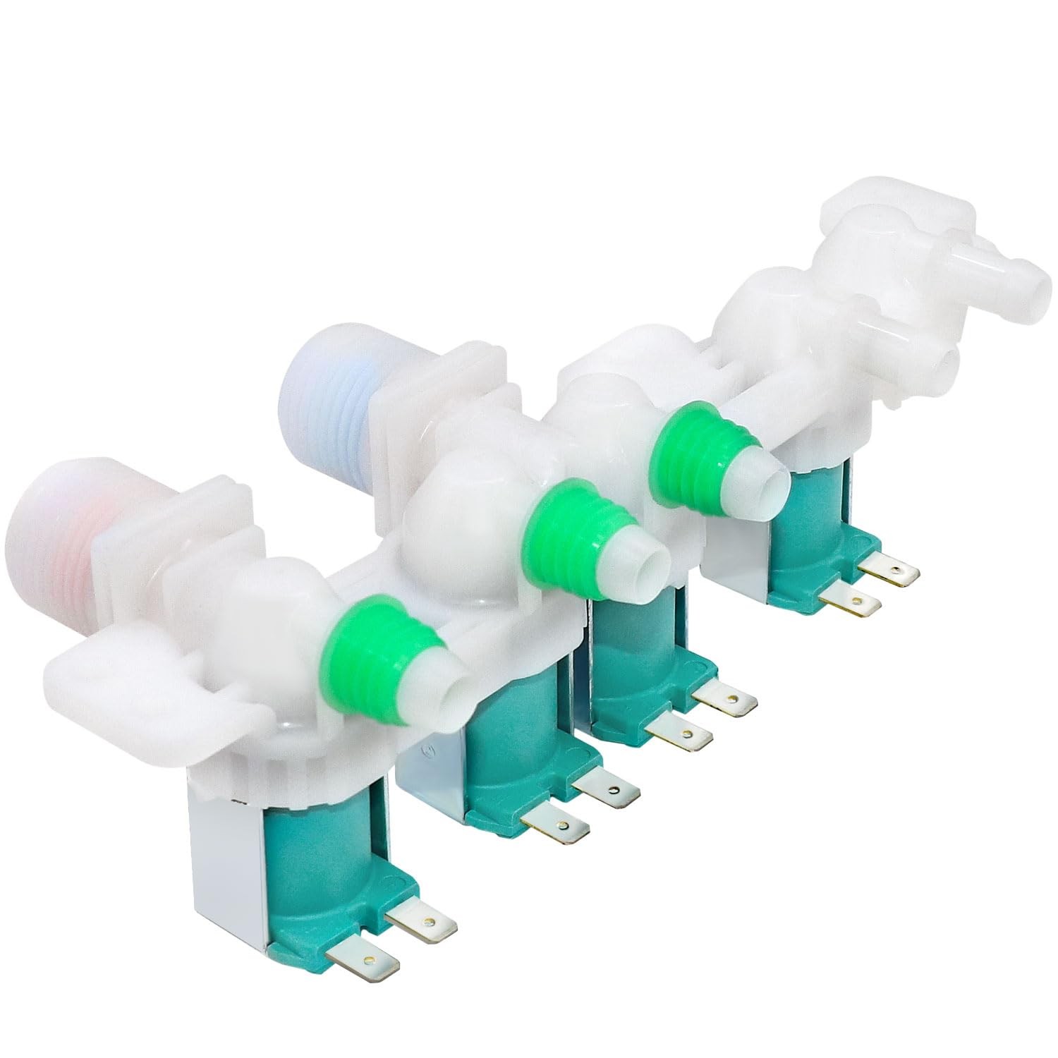 Upgrade DC97-15459H Water Inlet Valve Fit for Samsung Washer, Medium, White