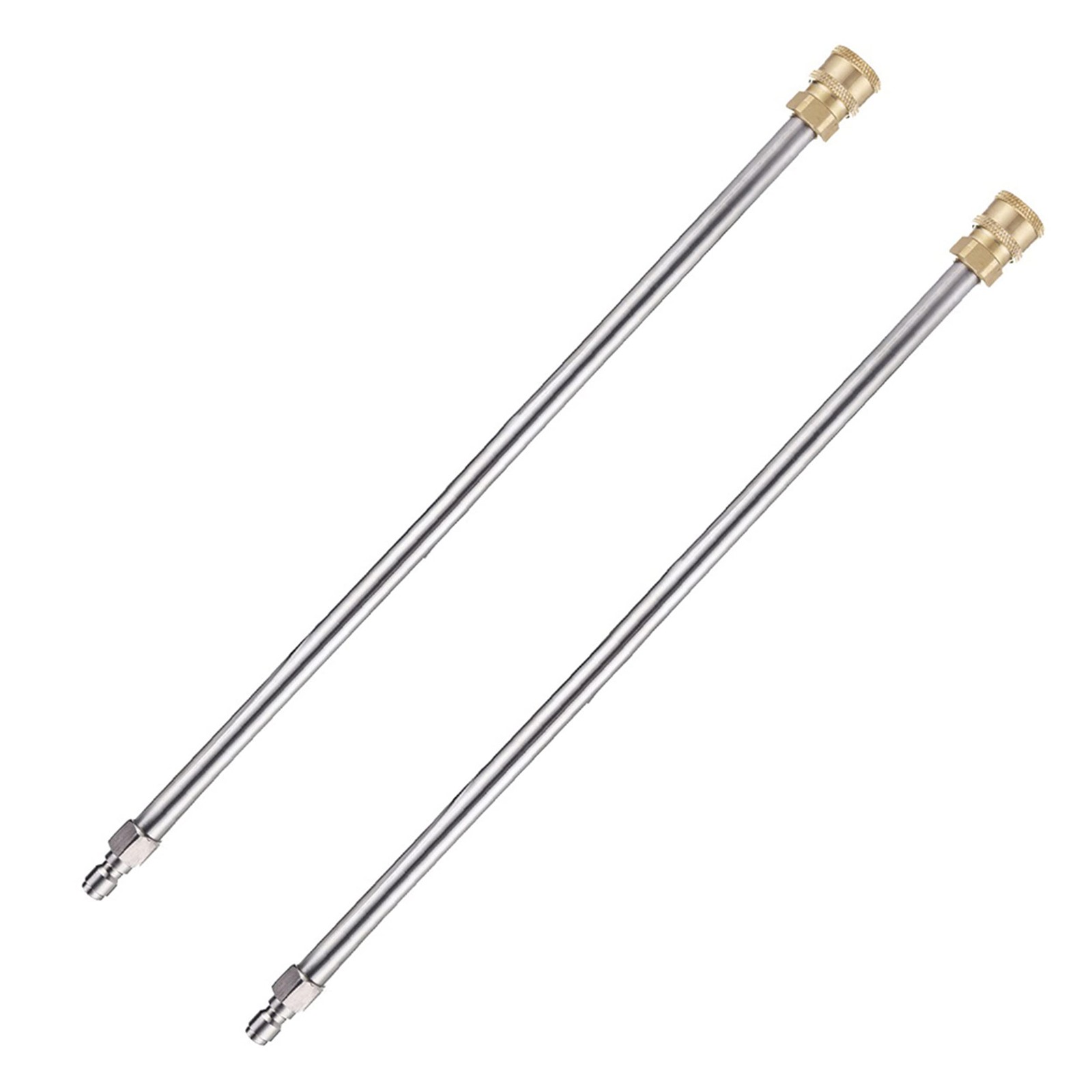 RIDGE WASHER Pressure Washer Extension Wand, 17 Inch Stainless Steel Brass