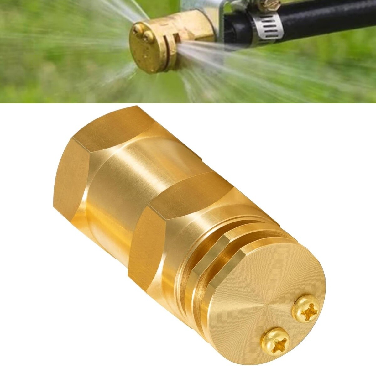 Boomless Spray Nozzle 1/2″ FPT #10 Orifices (90° and 180° Caps) 4.2 GPM #6541-1