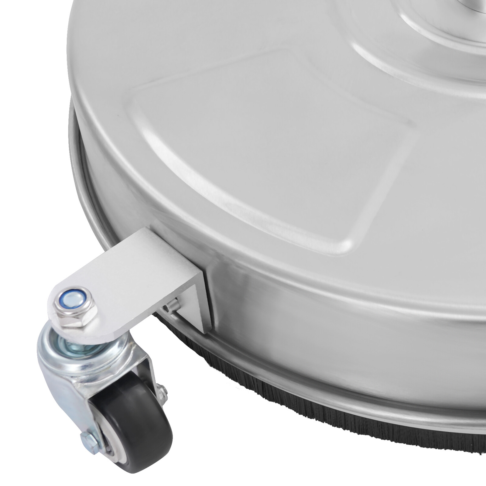 Stainless Steel Round Surface Cleaner with 2 Nozzles, 5000 PSI Power