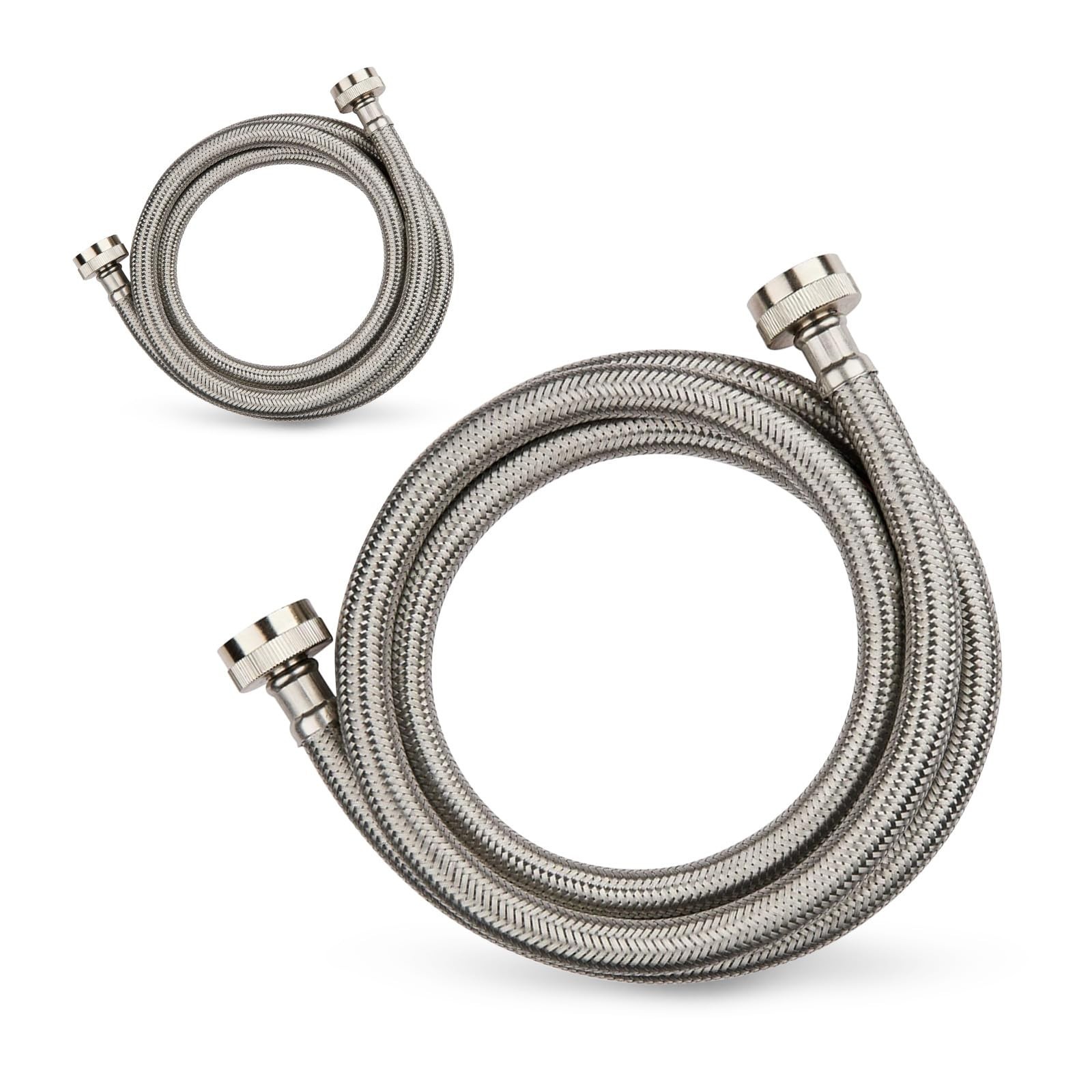 2Pack Seelink 4FT Stainless Steel Washing Machine Hose | Washer Hose for Hot …