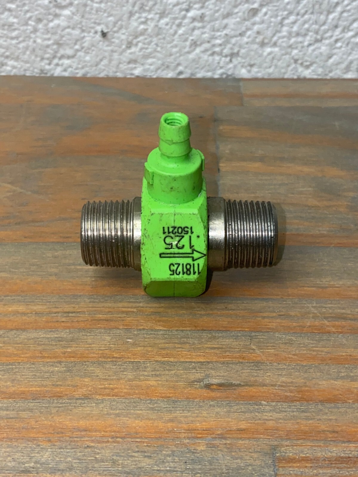 3/8″ NPT x 3/8″ NPT Hydraflex Chemical Injector – 118125 Dark Green – 5.5 GPM