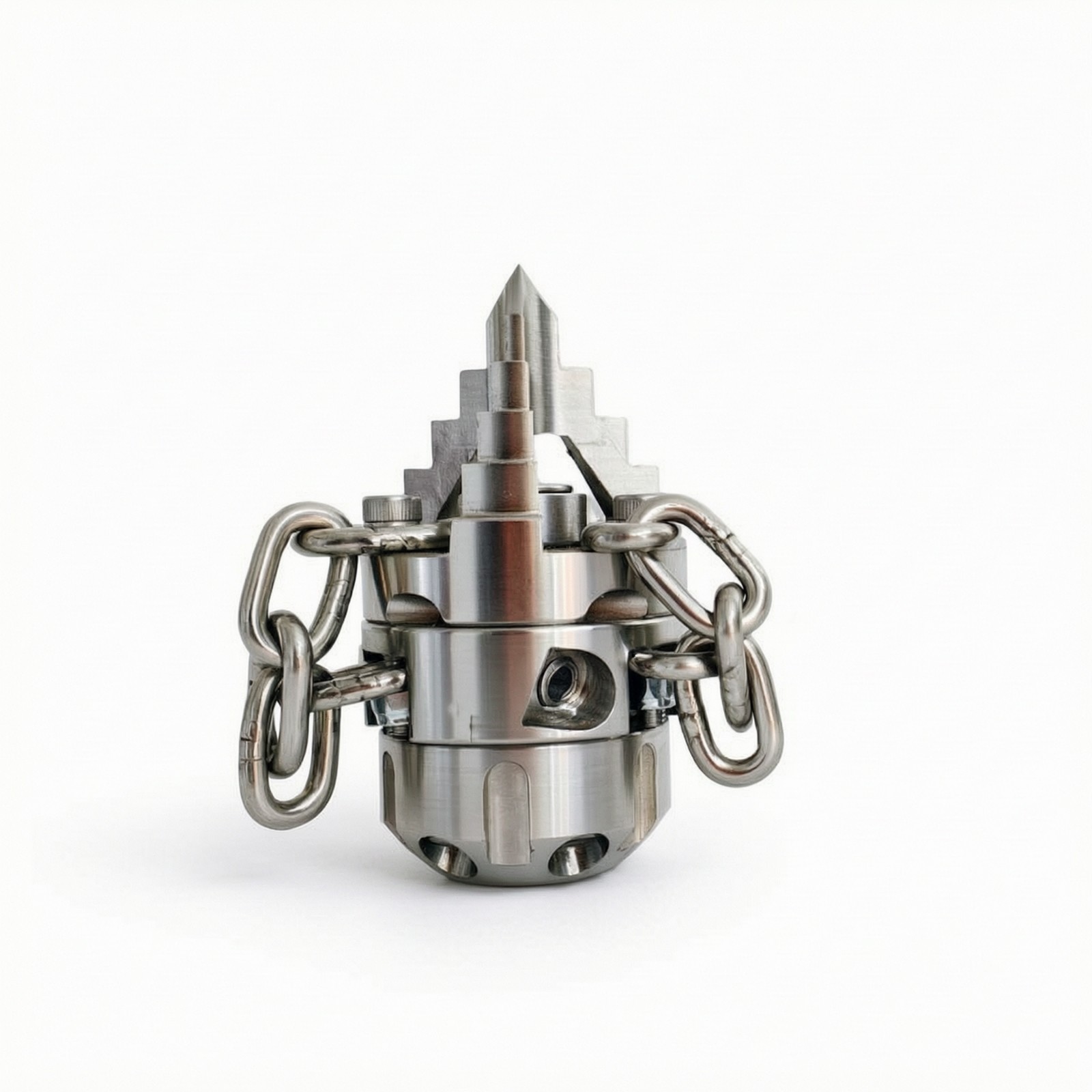 Pipe Cleaning Spray Head 304 Stainless Steel for Plumbers