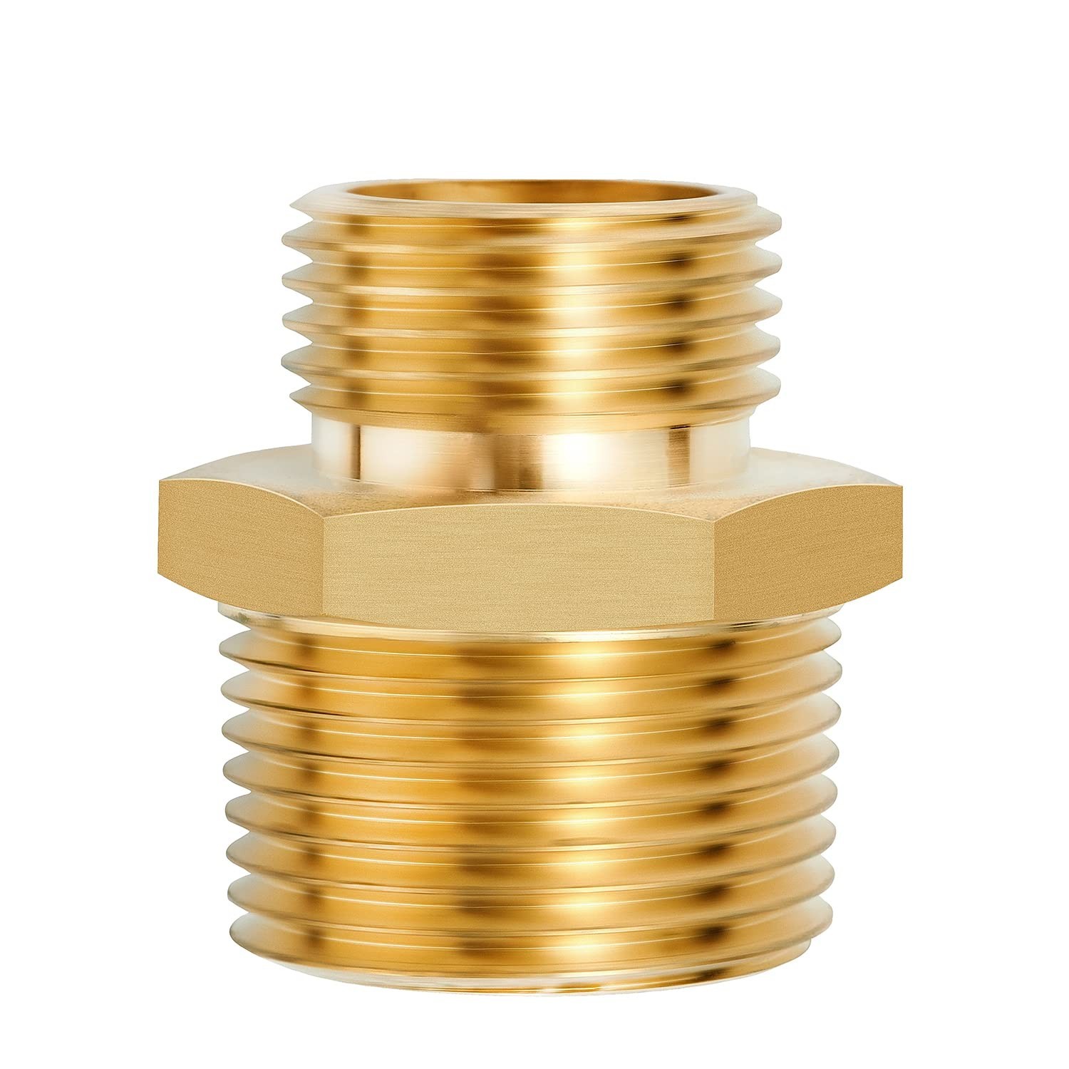 3/4″ GHT Male x 1″ NPT Male LF Brass Garden Hose Fittings Connectors Adapter,…