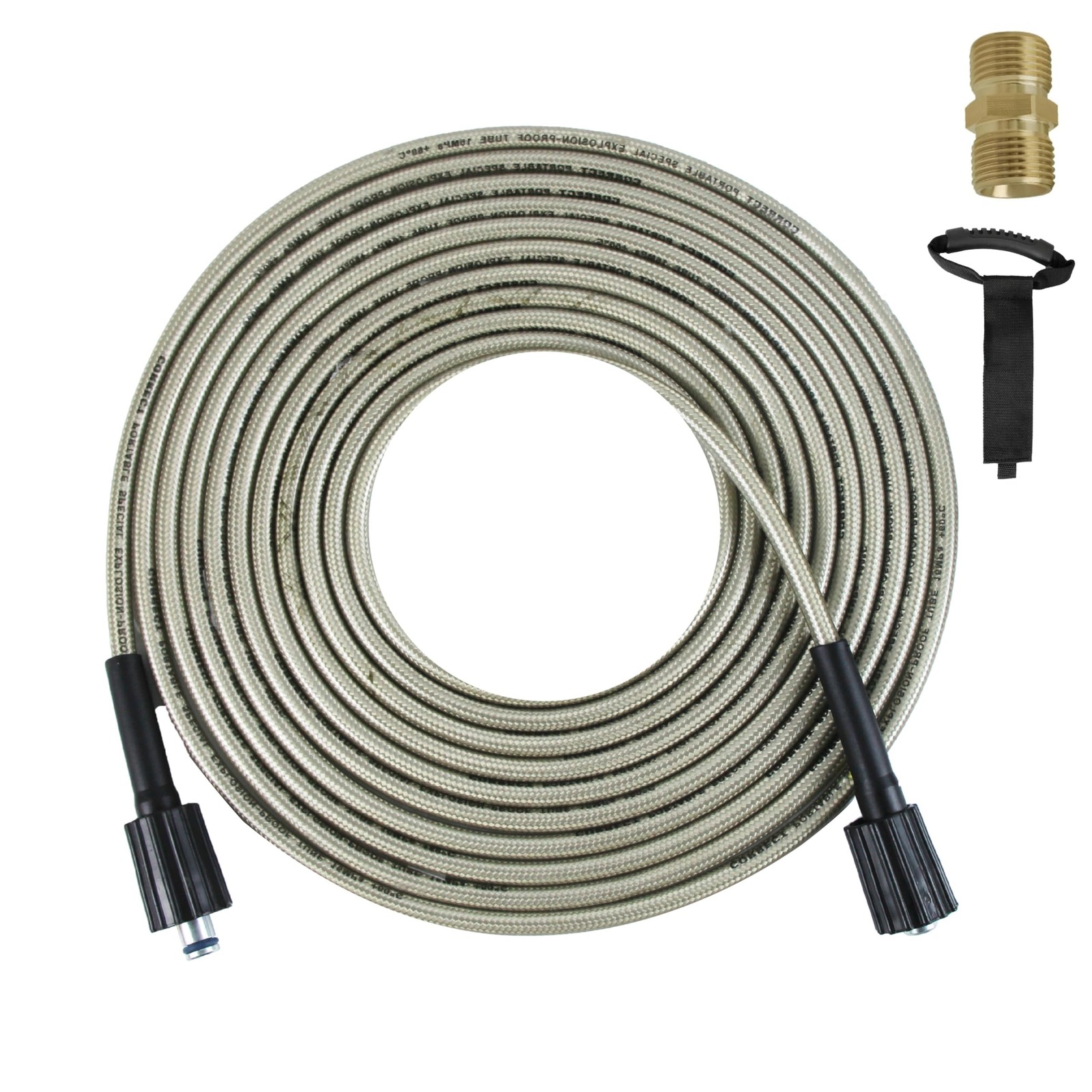 25FT Pressure Washer Hose, 1/4” Kink Resistant Power Washing Extension Hose,…