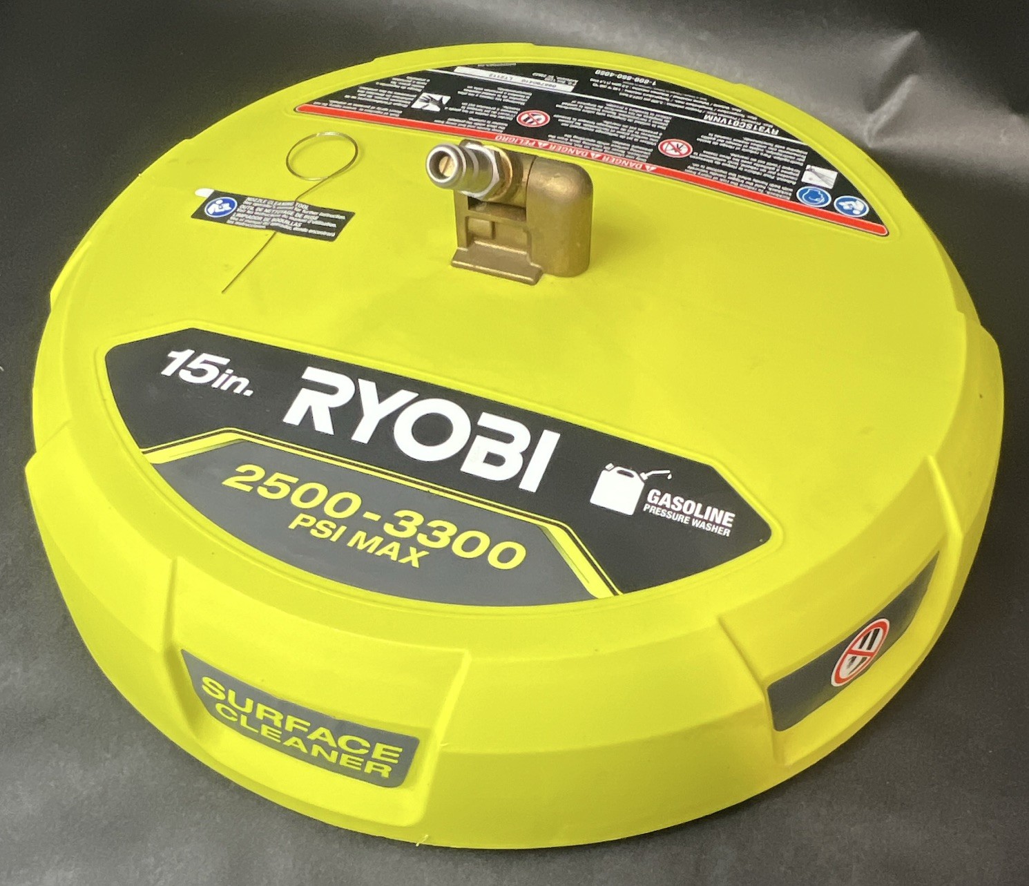 RYOBI 15 in Surface Cleaner Gas Pressure Washer Attachment 2500-3300 PSI