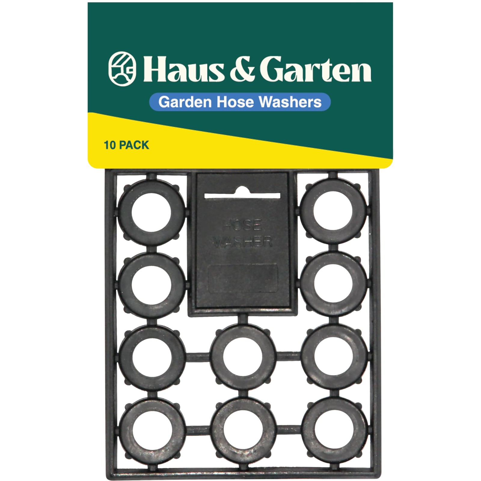 Haus & Garten Professional-Grade Garden Fit Standard 3/4″ Fittings, Black