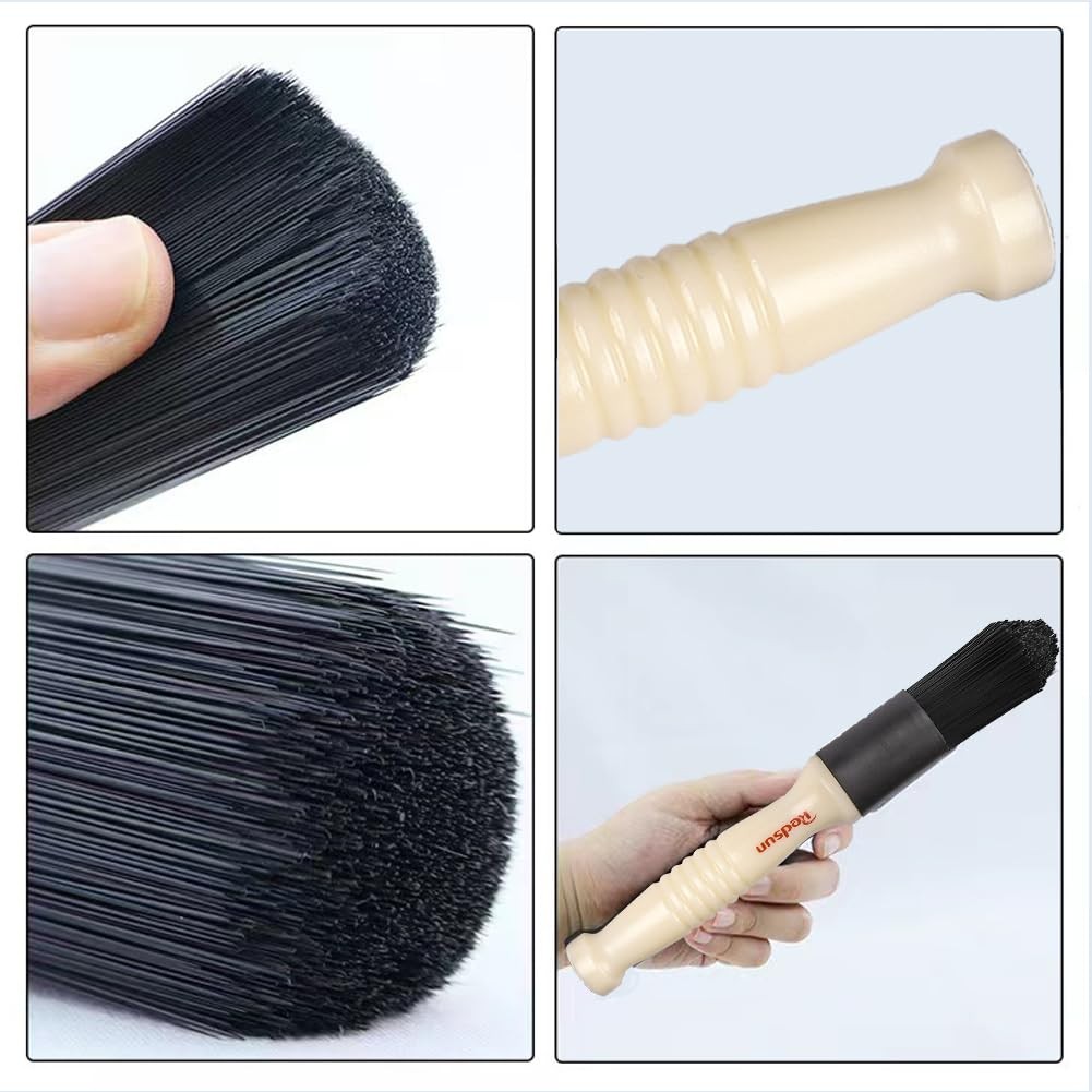 Flow-Thru Parts Washer Brush Cleaning Brush(3.6 Ounce,10.62 Inch) White